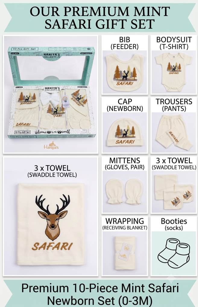 Newborn Girl Premium Mickey Mouse Box (10 Pcs Set)